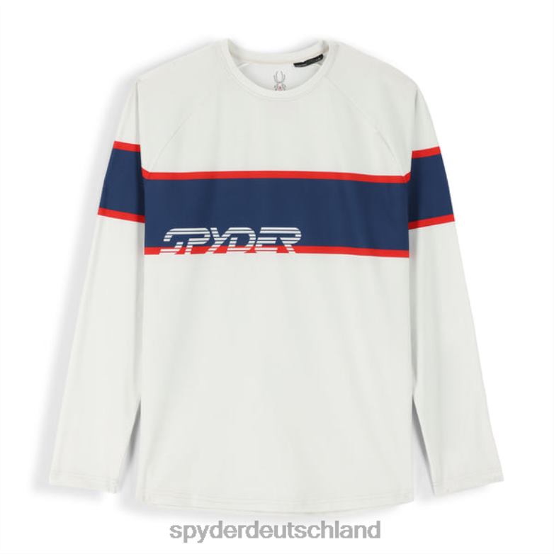 Männer Spyder Pump Langarm-Rundhalsausschnitt Gletscher Bekleidung TR0Z6146