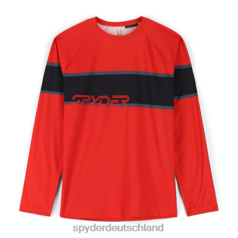 Männer Spyder Pump Langarm-Rundhalsausschnitt Vulkan Bekleidung TR0Z6150