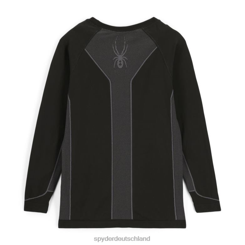 Männer Spyder Schwung oben Schwarz Bekleidung TR0Z6142