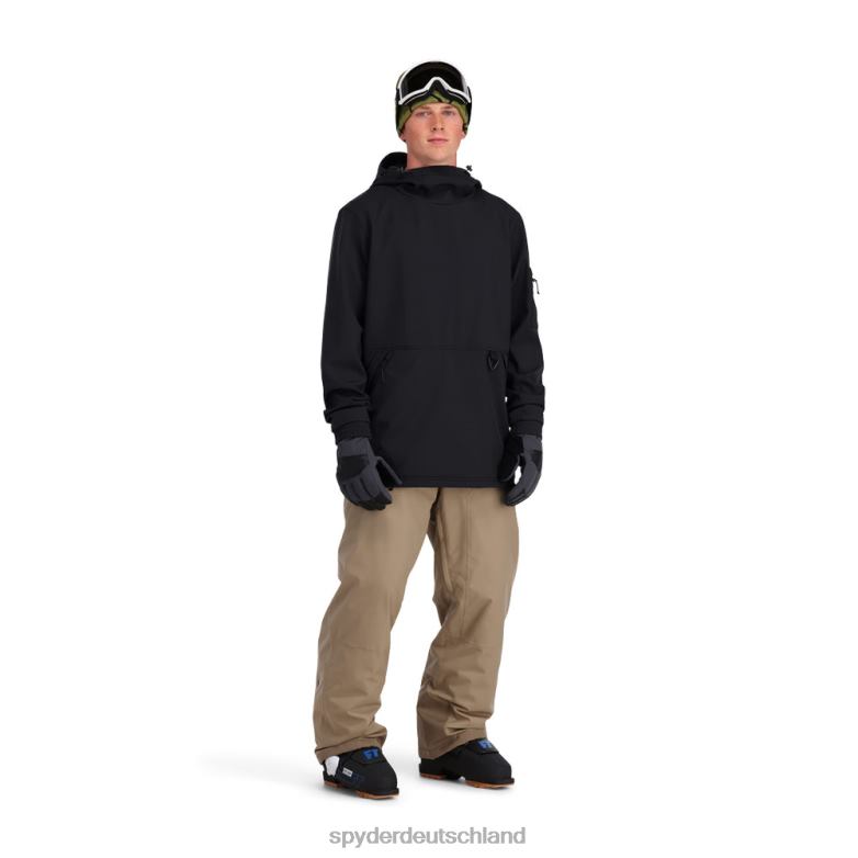 Männer Spyder Tech-Pullover Schwarz Bekleidung TR0Z6216