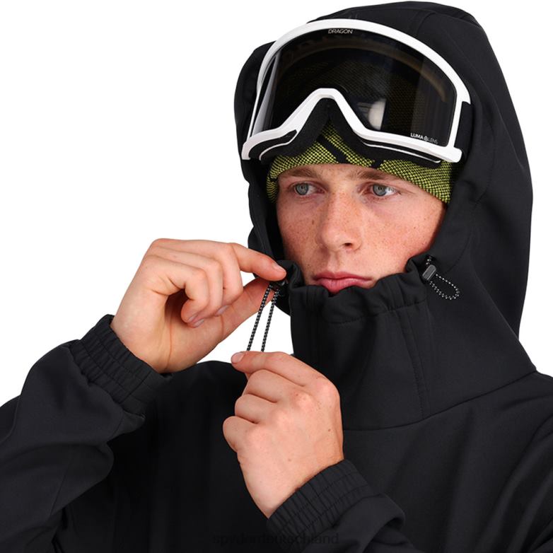 Männer Spyder Tech-Pullover Schwarz Bekleidung TR0Z6216