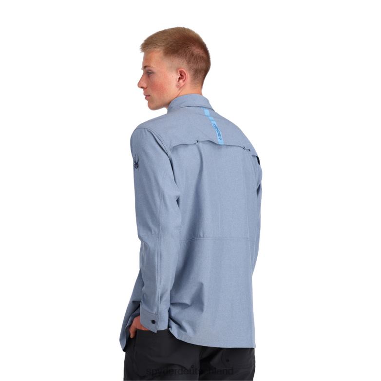 Männer Spyder Canyon-Langarmshirt Horizont Bekleidung TR0Z6137