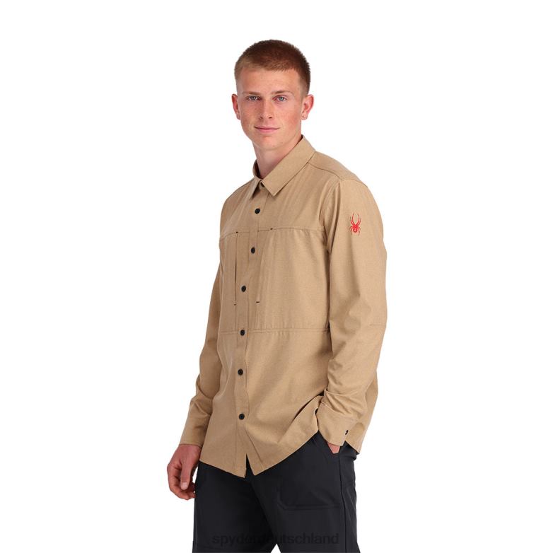 Männer Spyder Canyon-Langarmshirt Tannin Bekleidung TR0Z6136