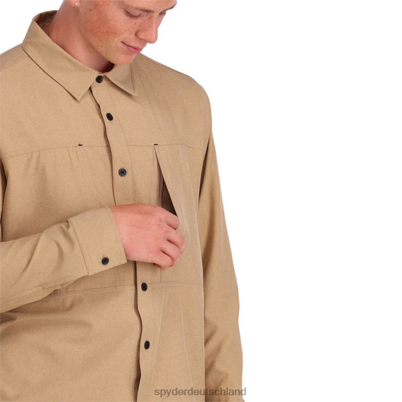 Männer Spyder Canyon-Langarmshirt Tannin Bekleidung TR0Z6136