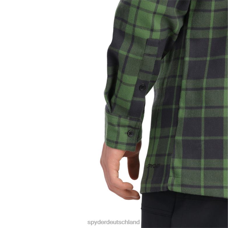 Männer Spyder Elevation-Tech-Flanell Kiefernplaid Bekleidung TR0Z6139