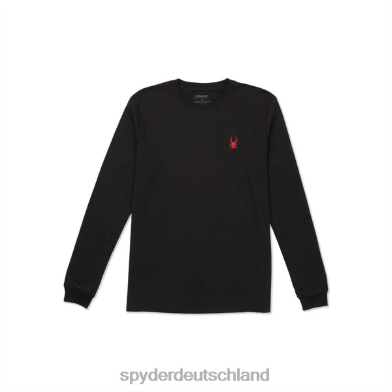 Männer Spyder Radius Langarm Schwarz Bekleidung TR0Z6135