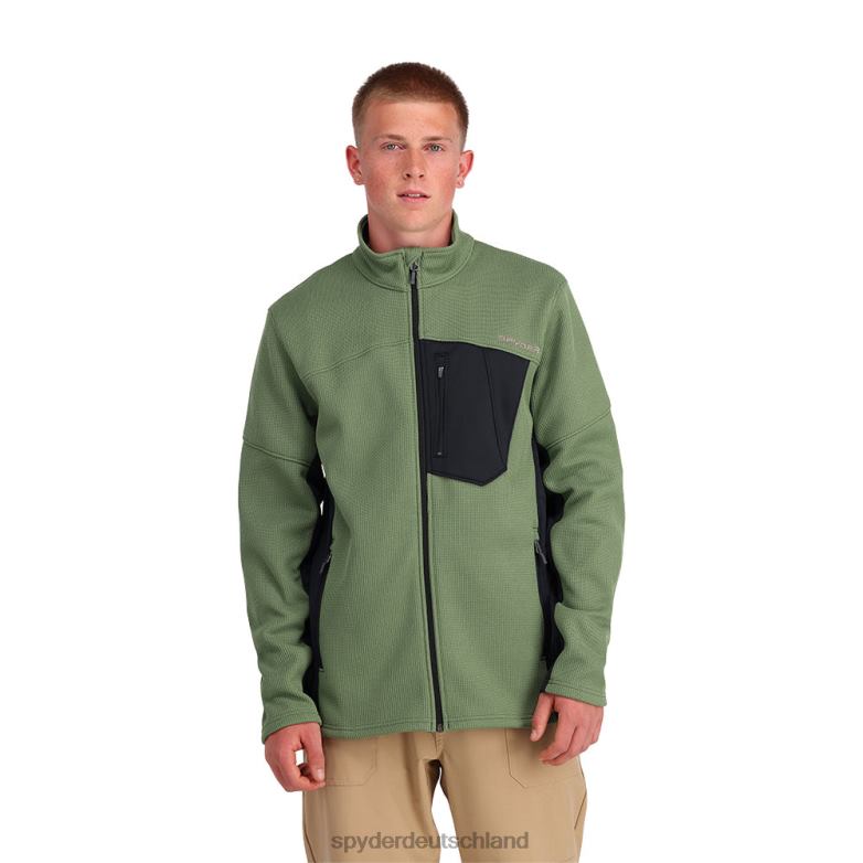 Männer Spyder Bandit Hybrid mit durchgehendem Reißverschluss Kiefer Bekleidung TR0Z6176