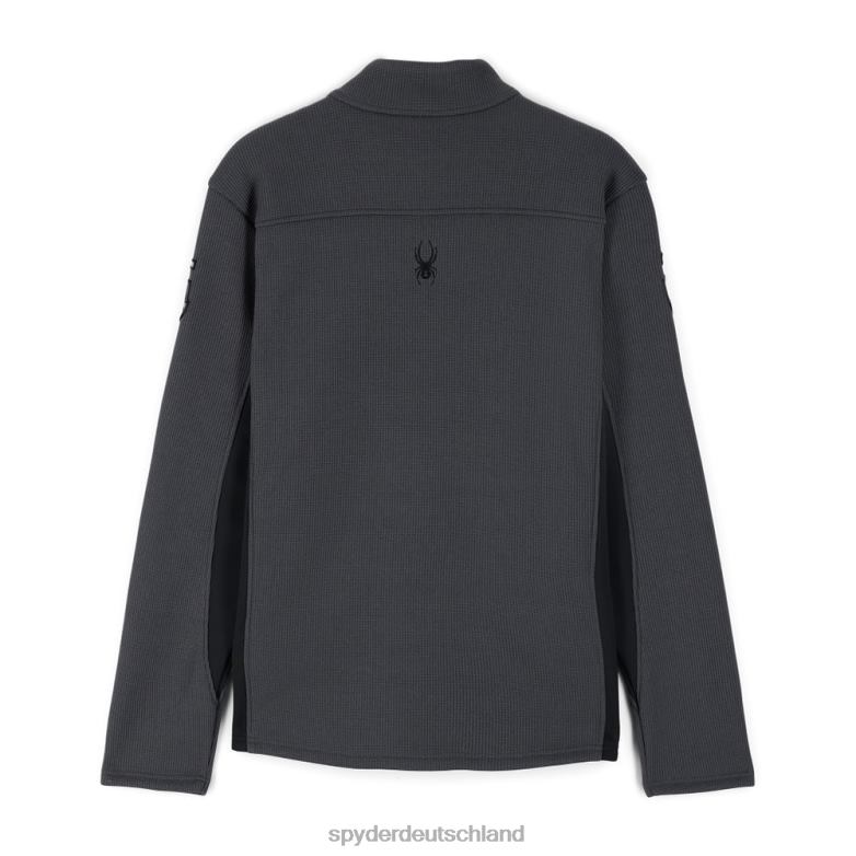 Männer Spyder Bandit Wengen durchgehender Reißverschluss Ebenholz Bekleidung TR0Z6199