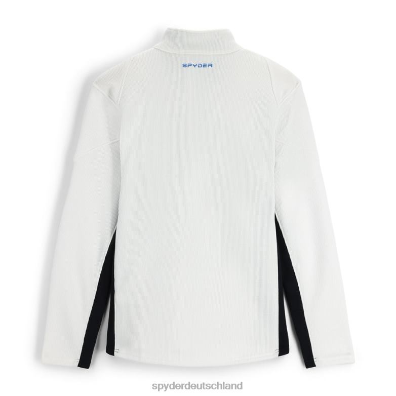 Männer Spyder Bandit mit halbem Reißverschluss Weiß Bekleidung TR0Z6200