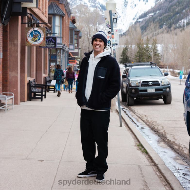 Männer Spyder Sherman Sherpa Schwarz Bekleidung TR0Z6194