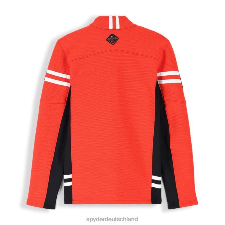 Männer Spyder Wengen Zugabe voller Reißverschluss Vulkan schwarz Bekleidung TR0Z6183