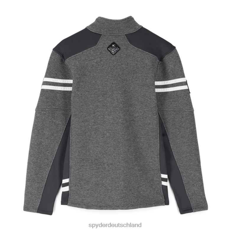 Männer Spyder Wengen halber Reißverschluss Ebenholz Bekleidung TR0Z6186