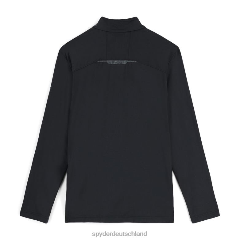 Männer Spyder Leader Graphene Half Zip Schwarz Bekleidung TR0Z6148